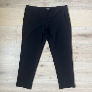 Eileen Fisher Navy Blue Washable Stretch Crepe Pant Slim Fit, Ankle Sz XL *Z12